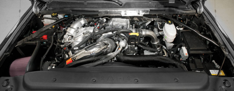 Chevrolet Silverado 3500HD Performance Air Intake - K&N Engineering - Cold Air Intake, Mandrel-bent aluminum tube - `17-`19
